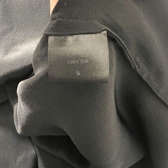 Jenni Kayne Dress Women’s S Silk Black Double Layer Sleeveless Knee Length - Picture 9 of 10